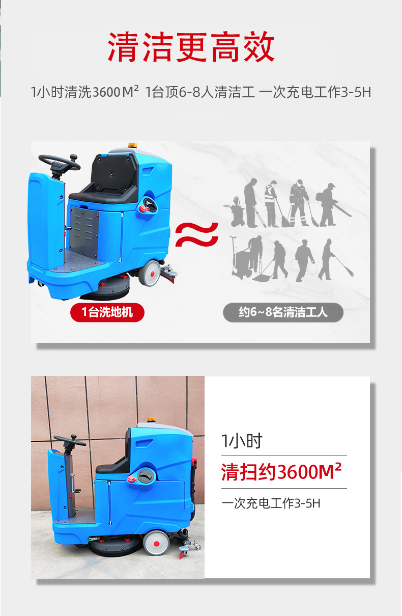 永川驾驶式洗地机更适合用在高铁站